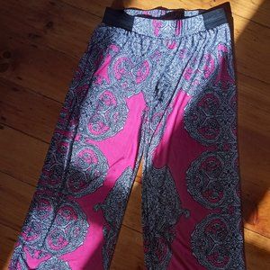 Satin elastic lounge pants